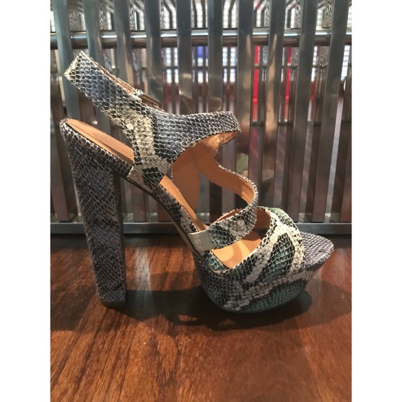 Python print platform heel blue/green/gray/Black - Picture 4 of 8
